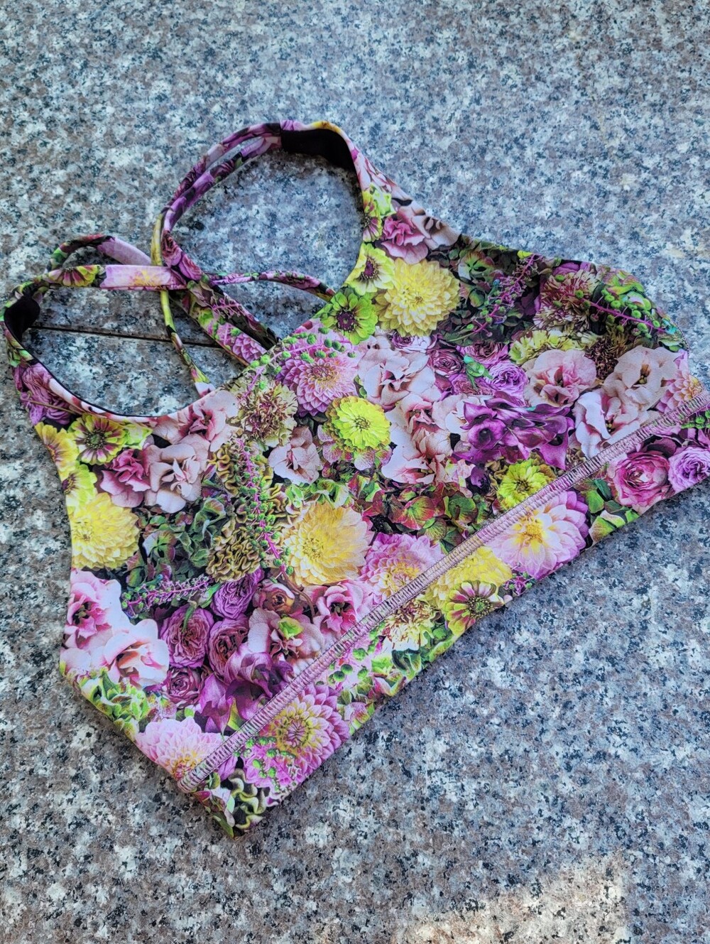 Lululemon floral bra